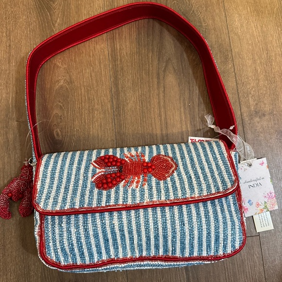 Viral T.J.MAXX beaded Lobster purse NWT - Picture 2 of 5